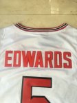 NBA 5 Edwards Georgia Maillot blanc